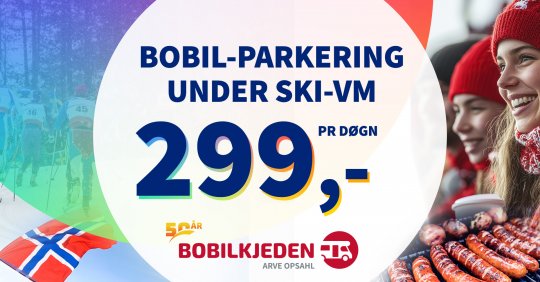 Bobil-parkering VM på ski